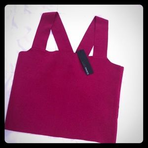 Lucy Paris Magenta Crop Top NWT